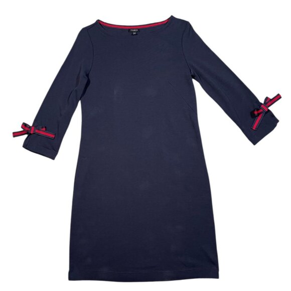 Talbots Navy Bow Cuff Dress | NWT | Small - Picture 5 of 8